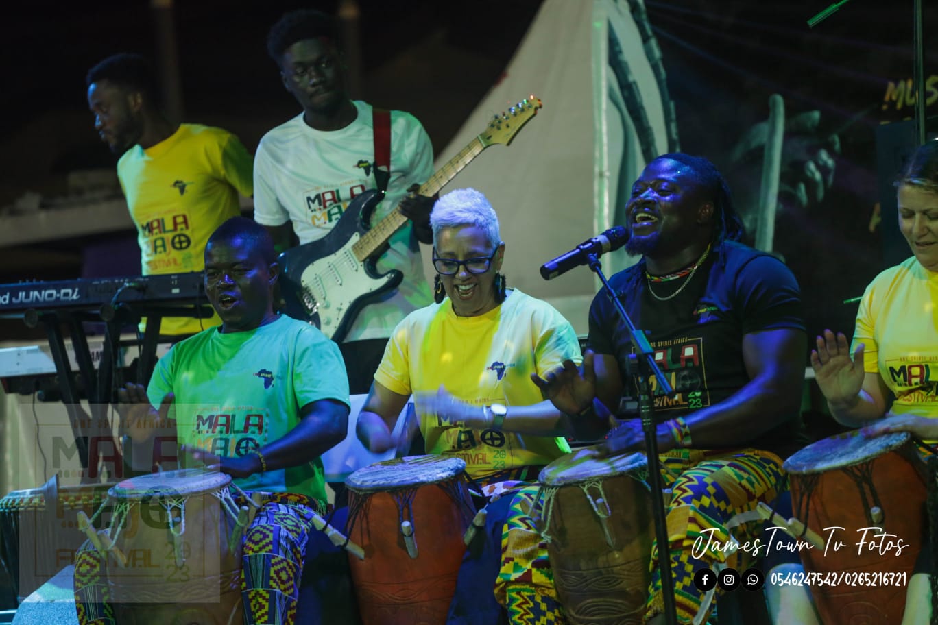 Community celebration at the Mala Majo Festival